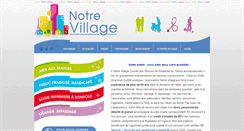 Desktop Screenshot of notrevillage.fr
